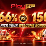 Two welcome bonuses, one first deposit.