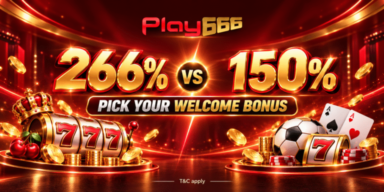 Two welcome bonuses, one first deposit.